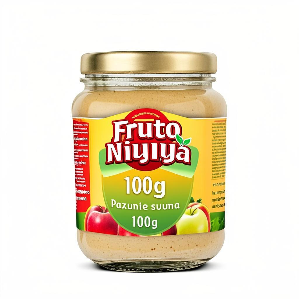 Детское пюре ФрутоНяня Яблоко 100г (48 шт)